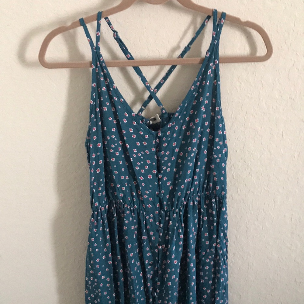 • Roxy~floral button down dress •